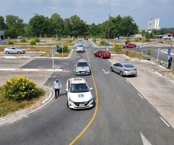 Tập lái xe hạng B tại Trung tâm Đào tạo & Sát hạch lái xe Tư Thục Bình Dương