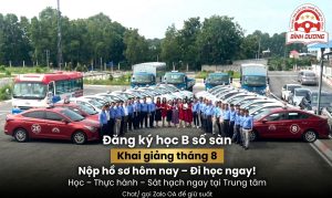 Đăng ký học B số sàn đi học ngay tháng 08