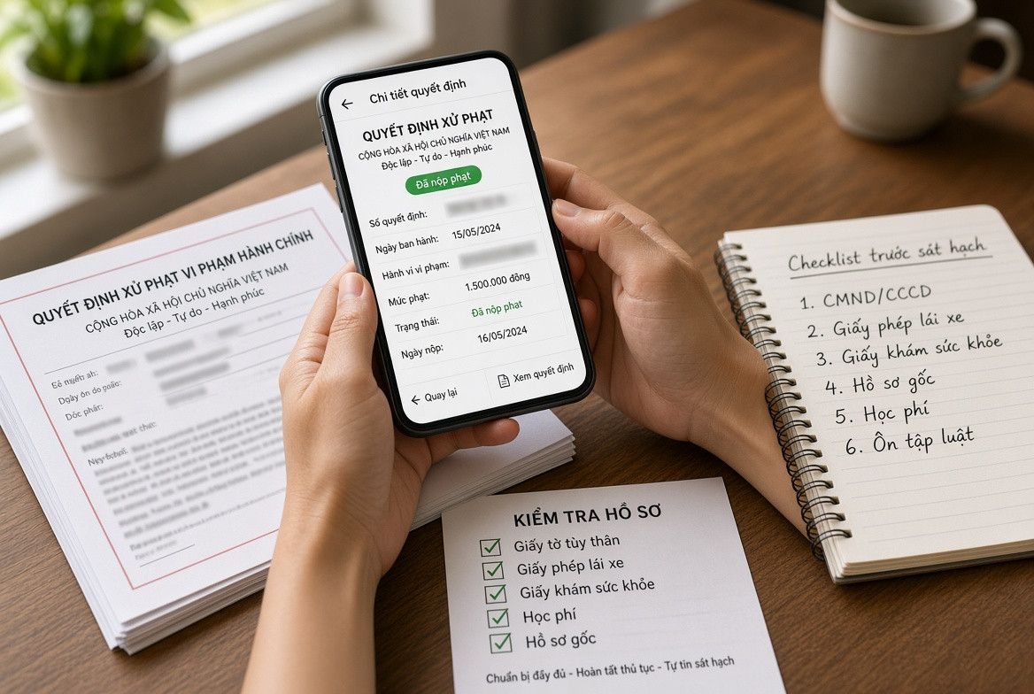 Checklist cần kiểm tra trước ngày thi