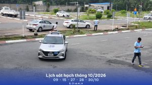 Lịch sát hạch tháng 10/2026 cho học viên Tư thục Bình Dương