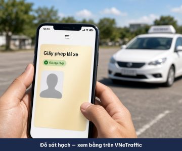 Tra cứu bằng lái điện tử trên VNeID và VNeTraffic